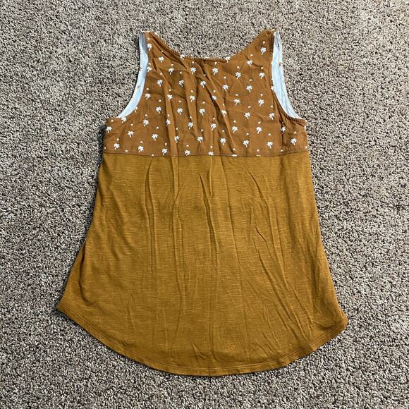 Dolan Tank Top Womens XS Palm Tree Print Scoop Neck Sleeveless Summer Shirt - Picture 2 of 6